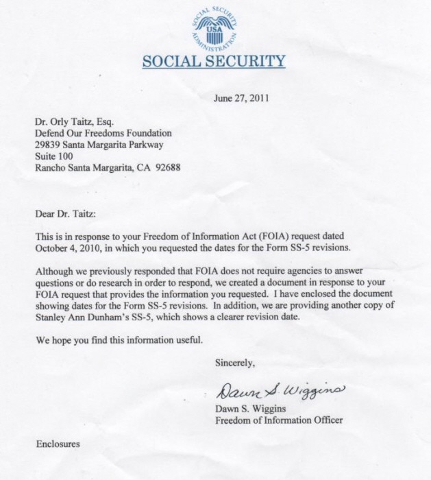Obamaâ€™s Mama Had a Fraudulent Social Security Number Too!