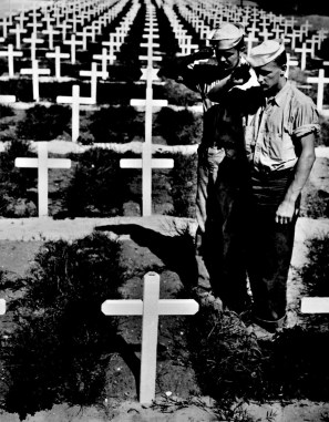 Cemetery in the Pacific WWII - Copy